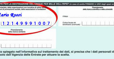 Come destinare il 5 per mille a  IL TAMBURO società cooperativa sociale