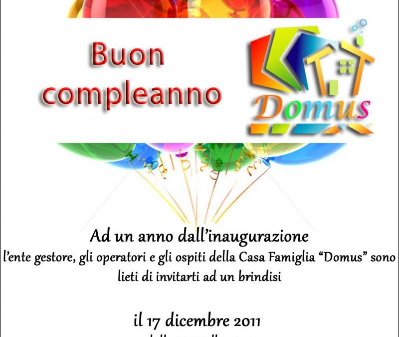 Buon Compleanno Domus