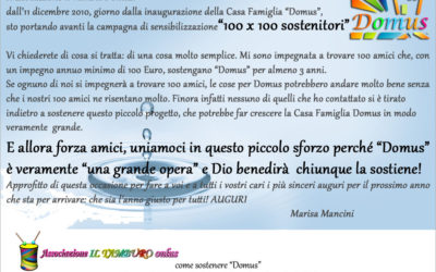 100 X 100 sostenitori