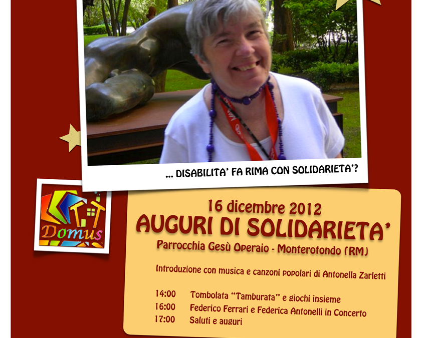 Auguri di solidarietà