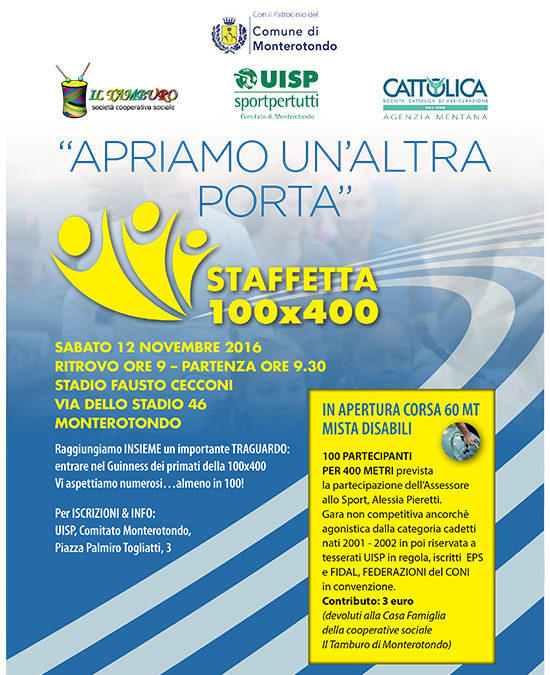 APRIAMO UN’ALTRA PORTA